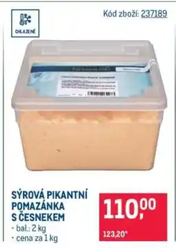 Makro Sýrová pikantní pomazánka s česnekem nabídka