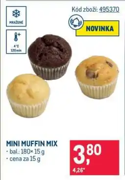 Makro MINI MUFFIN MIX nabídka