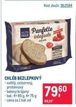 Makro Chléb bezlepkový nabídka