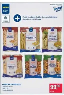 Makro AMERICAN FINGER FOOD nabídka