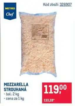 Makro Mozzarella strouhaná nabídka