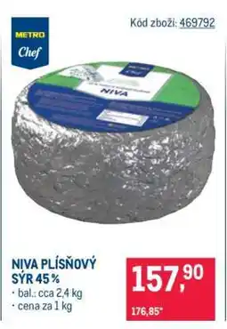 Makro NIVA PLÍSŇOVÝ SÝR 45 % nabídka