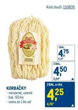 Makro Korbáčky nabídka