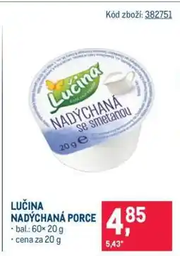 Makro Lučina Nadýchaná porce nabídka