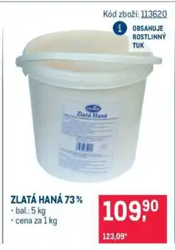 Makro Zlatá Haná 73% nabídka