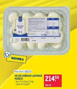 Makro VEJCE VAŘENÁ LOUPANÁ PODEST nabídka