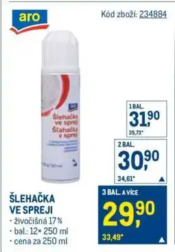 Makro Šlehačka ve spreji nabídka