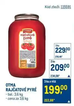 Makro OTMA RAJČATOVÉ PYRÉ nabídka