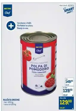Makro Rajčata drcená nabídka