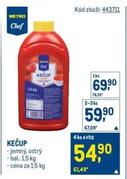 Makro Kečup nabídka