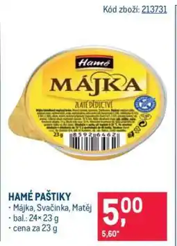Makro Hamé paštiky nabídka