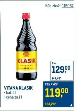 Makro Vitana Klasik nabídka