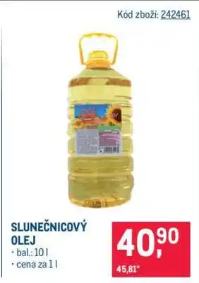Makro Slunečnicový olej nabídka