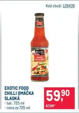 Makro EXOTIC FOOD CHILLI OMÁČKA SLADKÁ nabídka