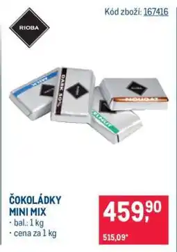 Makro Čokoládky mini mix nabídka