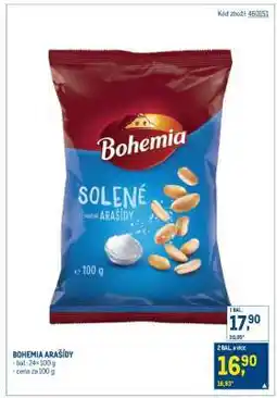 Makro BOHEMIA ARAŠÍDY nabídka