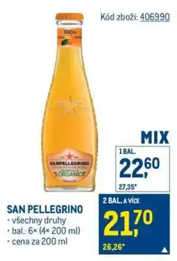 Makro San Pellegrino nabídka