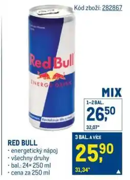 Makro Red Bull nabídka