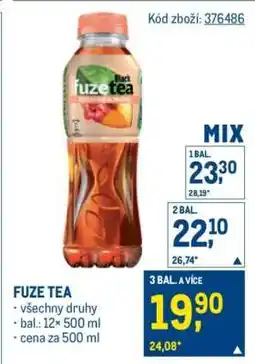 Makro Fuze Tea nabídka