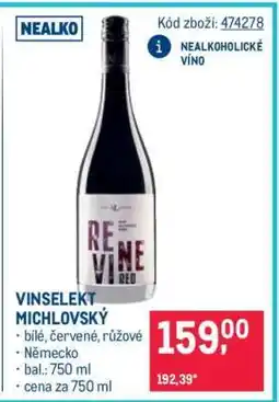 Makro Vinselekt Michlovský nabídka