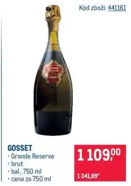 Makro GOSSET nabídka