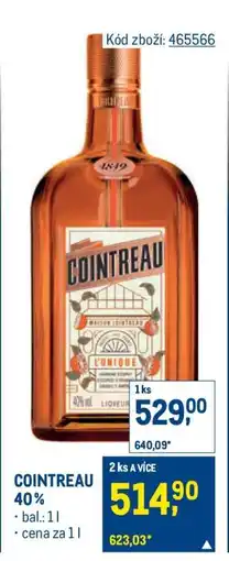 Makro Cointreau 40 % nabídka