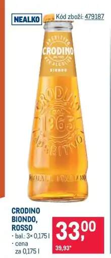 Makro CRODINO BIONDO, ROSSO nabídka