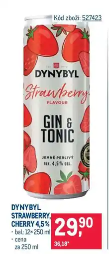 Makro DYNYBYL STRAWBERRY, CHERRY 4,5% nabídka