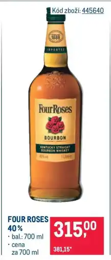 Makro FOUR ROSES nabídka