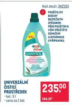 Makro Univerzální čisticí prostředek nabídka