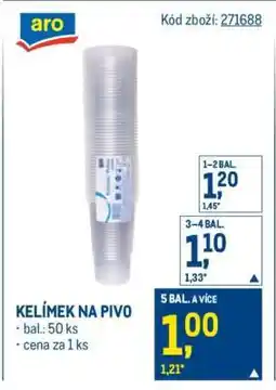 Makro Kelímek na pivo nabídka