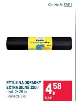 Makro Pytle na odpadky extra silné 120 l nabídka