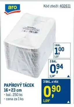Makro PAPÍROVÝ TÁCEK nabídka