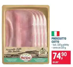 Makro Prosciutto cotto nabídka