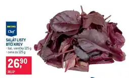 Makro SALÁT LISTY BÝČÍ KREV nabídka