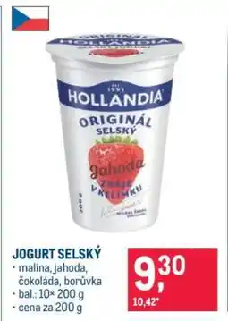 Makro Jogurt Selský nabídka