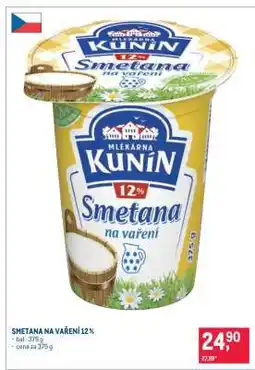 Makro Smetana na vaření 12% nabídka