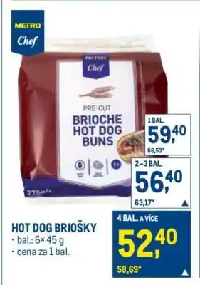 Makro HOT DOG BRIOŠKY nabídka