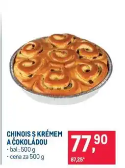 Makro Chinois s krémem a čokoládou nabídka