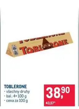 Makro Toblerone nabídka