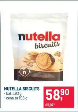 Makro Nutella Biscuits nabídka