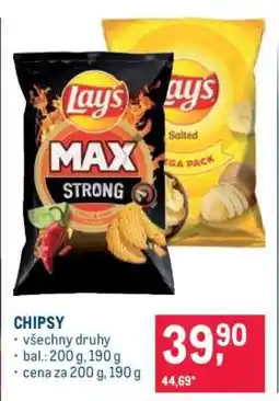 Makro Chipsy nabídka