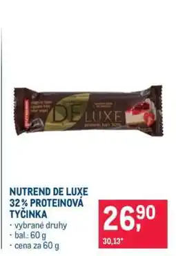 Makro NUTREND DE LUXE 32 % PROTEINOVÁ TYČINKA nabídka