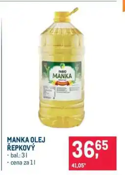 Makro Manka olej řepkový nabídka