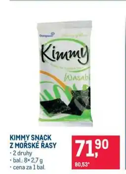 Makro KIMMY SNACK Z MOŘSKÉ ŘASY nabídka