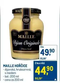 Makro Maille hořčice nabídka