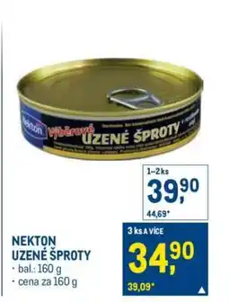 Makro NEKTON UZENÉ ŠPROTY nabídka