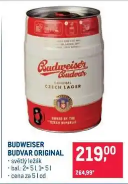 Makro Budweiser Budvar original nabídka