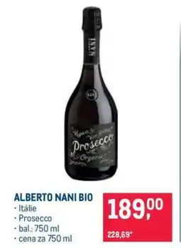 Makro ALBERTO NANI BIO nabídka