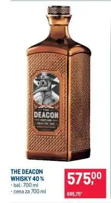 Makro THE DEACON WHISKY 40 % nabídka